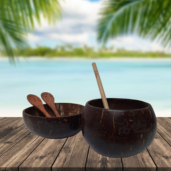 Coconut Bowls Set Happy Day